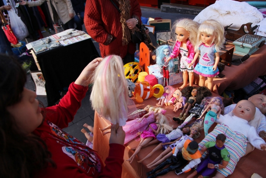  Una de les parades del Mercat de 2a mà FOTO: Lali Puig 