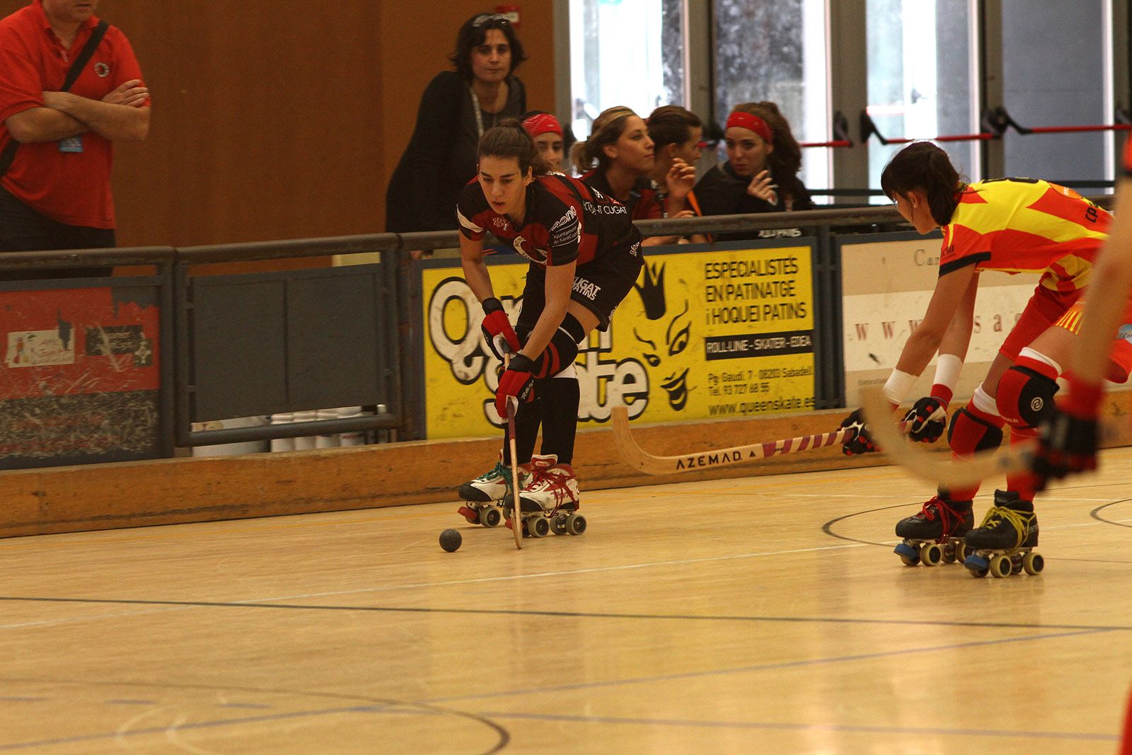 Ester Ferrer, autora dels dos gols del PHC Sant Cugat contra el CP Manlleu. FOTO: Haidy Blanch