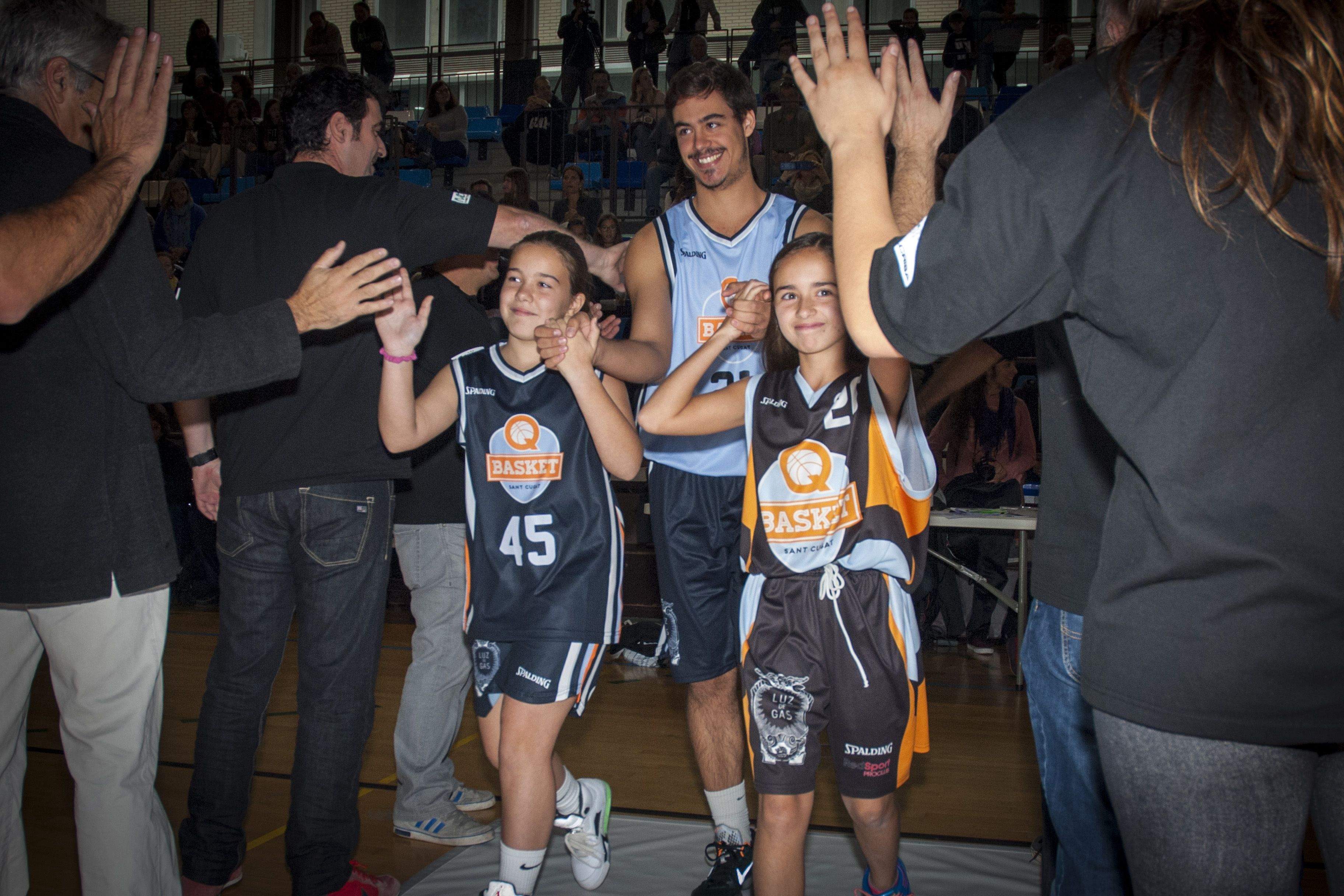 Presentació del Qbasket Sant Cugat, al 2015. FOTO: Aïda Sotelo