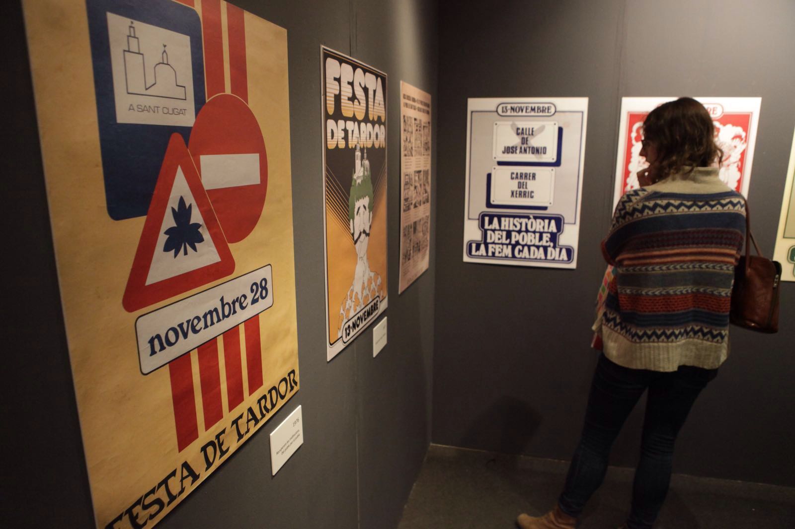 L'exposició recull els cartells dels 40 anys  FOTO: Artur Ribera