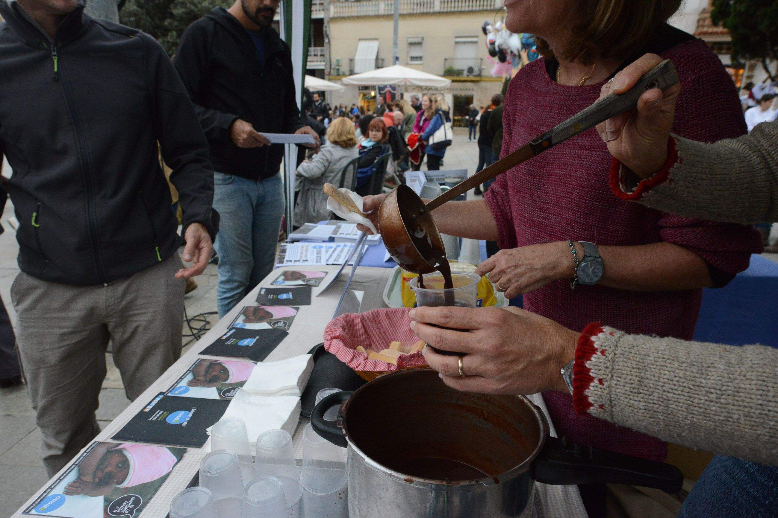 Xocolatada solidària FOTO: Localpres