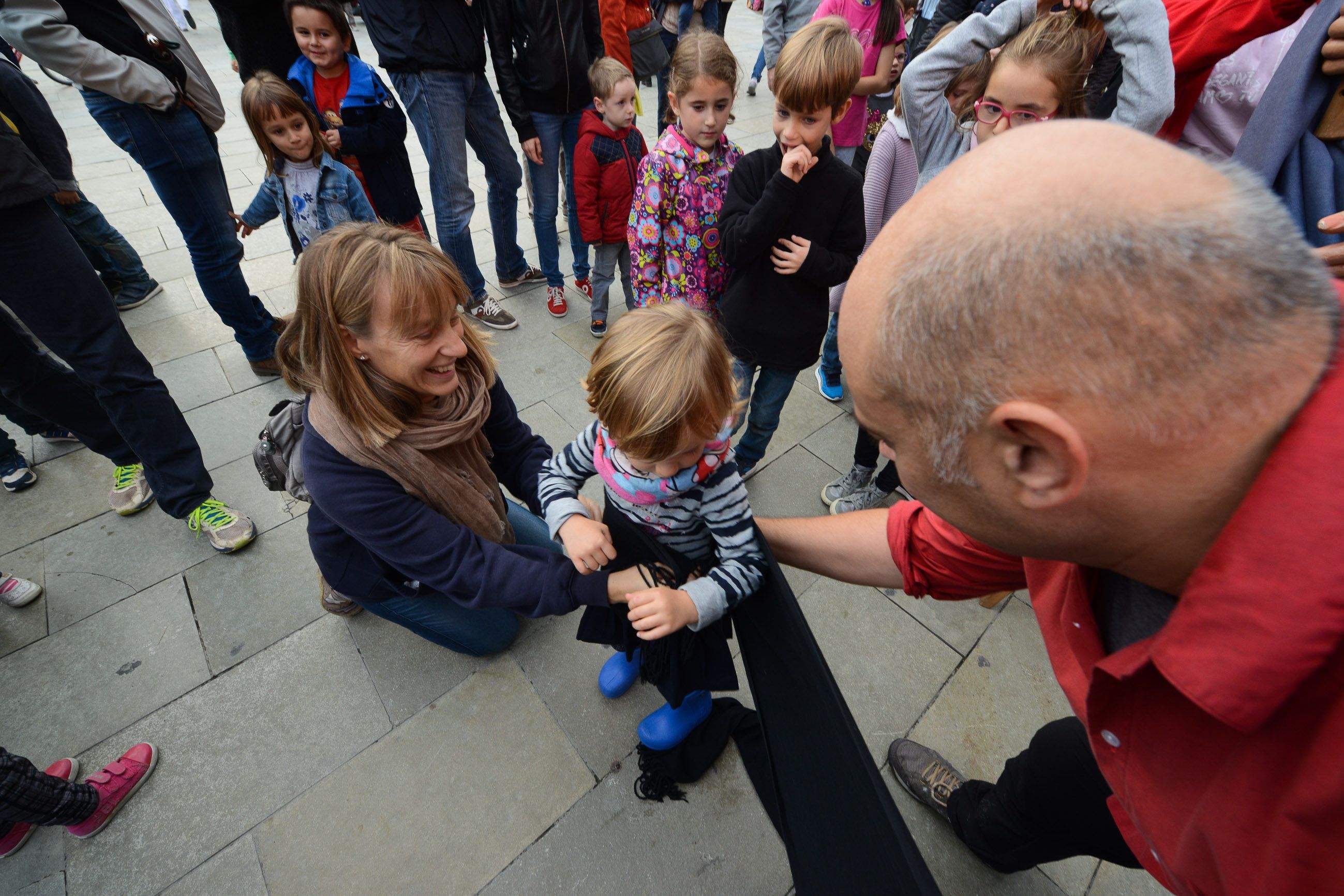 Començant a fer de geganters FOTO: Localpres