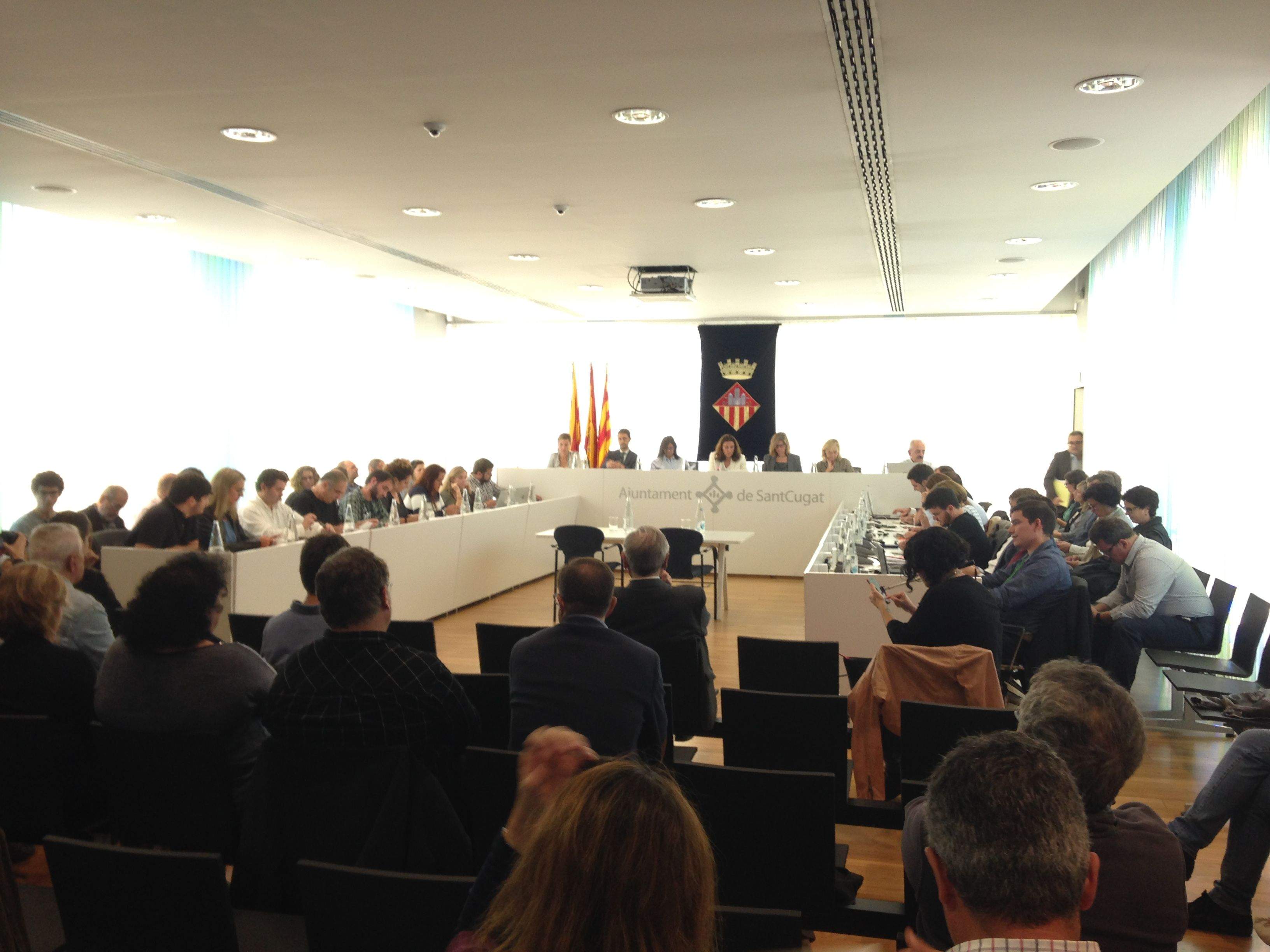 A les 18.30 h hi ha el torn de participació ciutadana  FOTO: C. Caballé