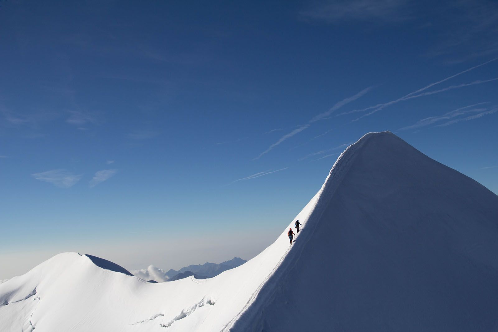 1r Premi ESPORTS, "Desafiant al buit" Cim Castor Vall d'Aosta , Autor: Gerard Artal