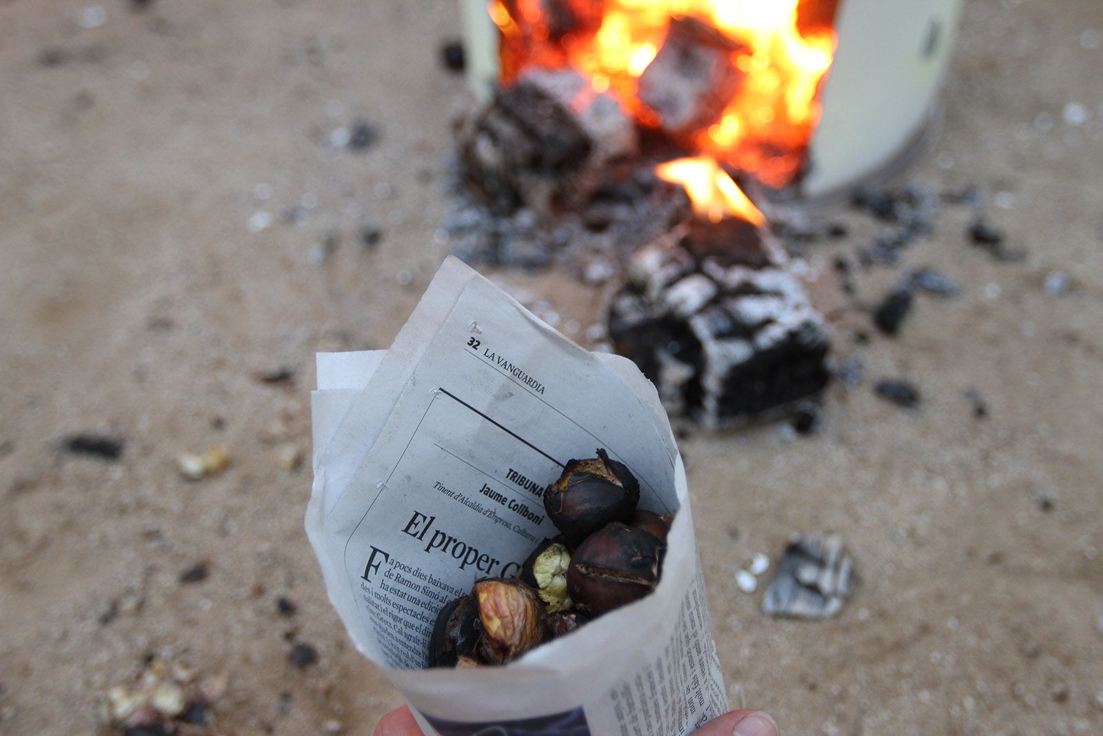 Castanyada de Pim pam pum FOTO: Haidy Blanch