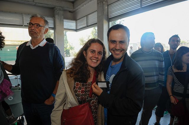 Una de les famílies que se li ha adjudicat un habitatge FOTO: Jordi Garcia (Localpres) 