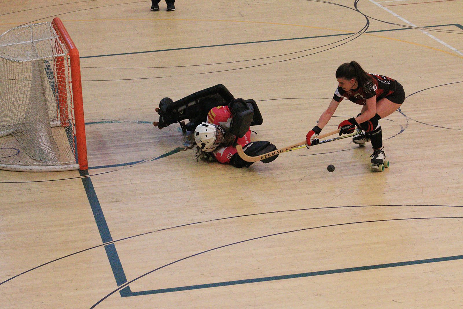 Hoquei sobre patins femení. PHC Sant Cugat - CH MataróFoto: Lali Álvarez