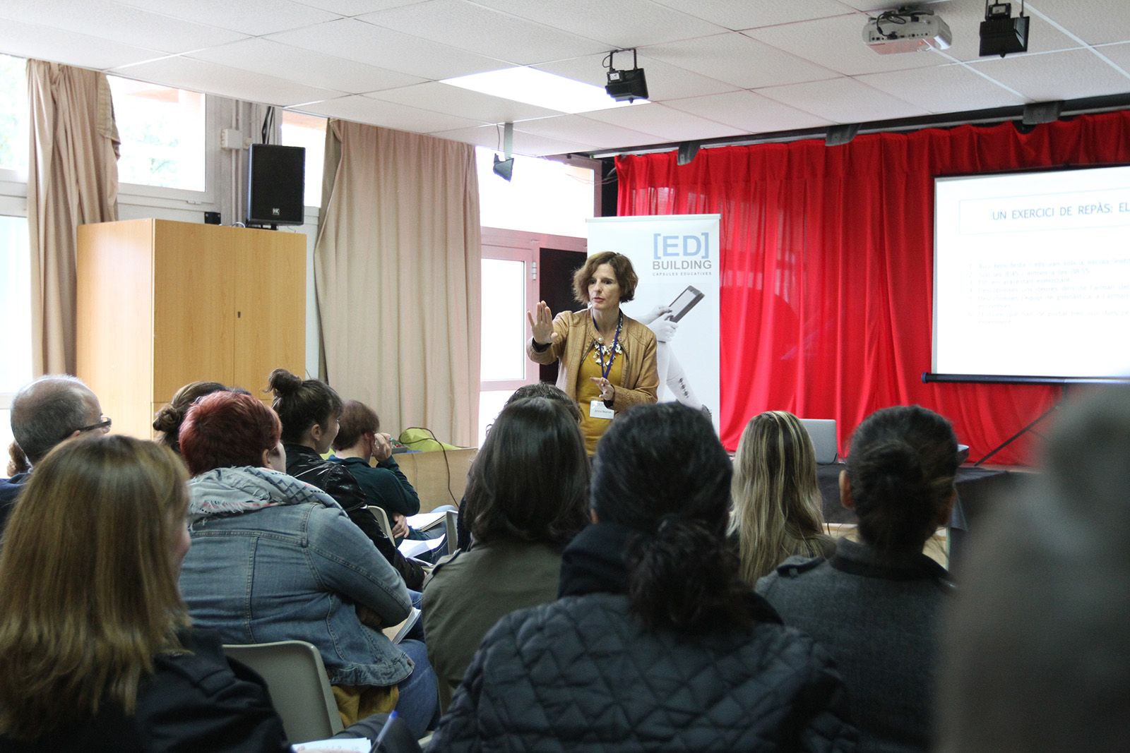 La jornada Edbuilding s'ha celebrat a l'escola la Floresta  FOTO: Haidy Blanch