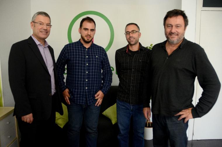 Ramon Grau, Jordi De Arriba, Xavier Grau i Salvador Cot FOTO: El Món