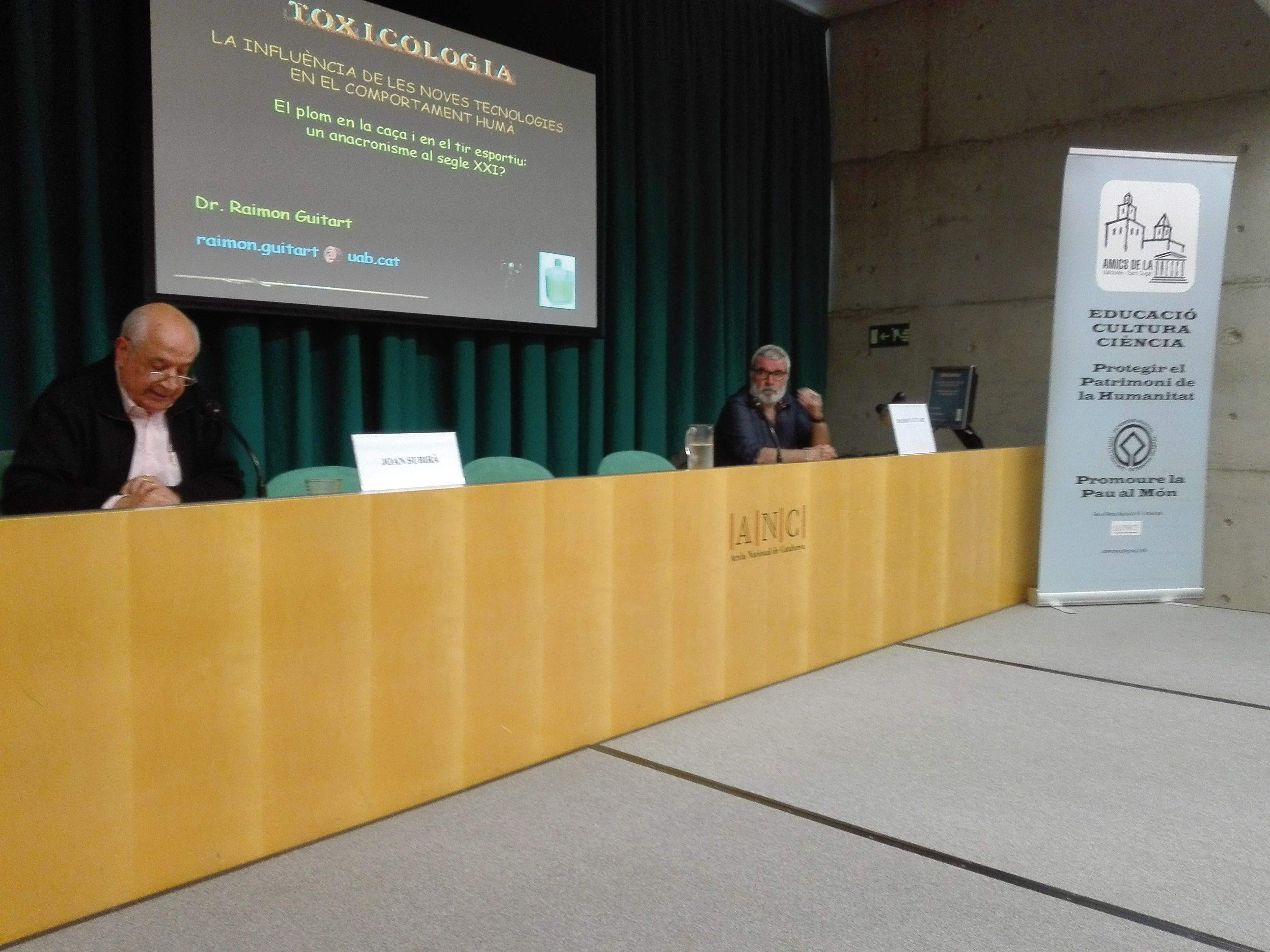 Raimon Guitart durant la conferència