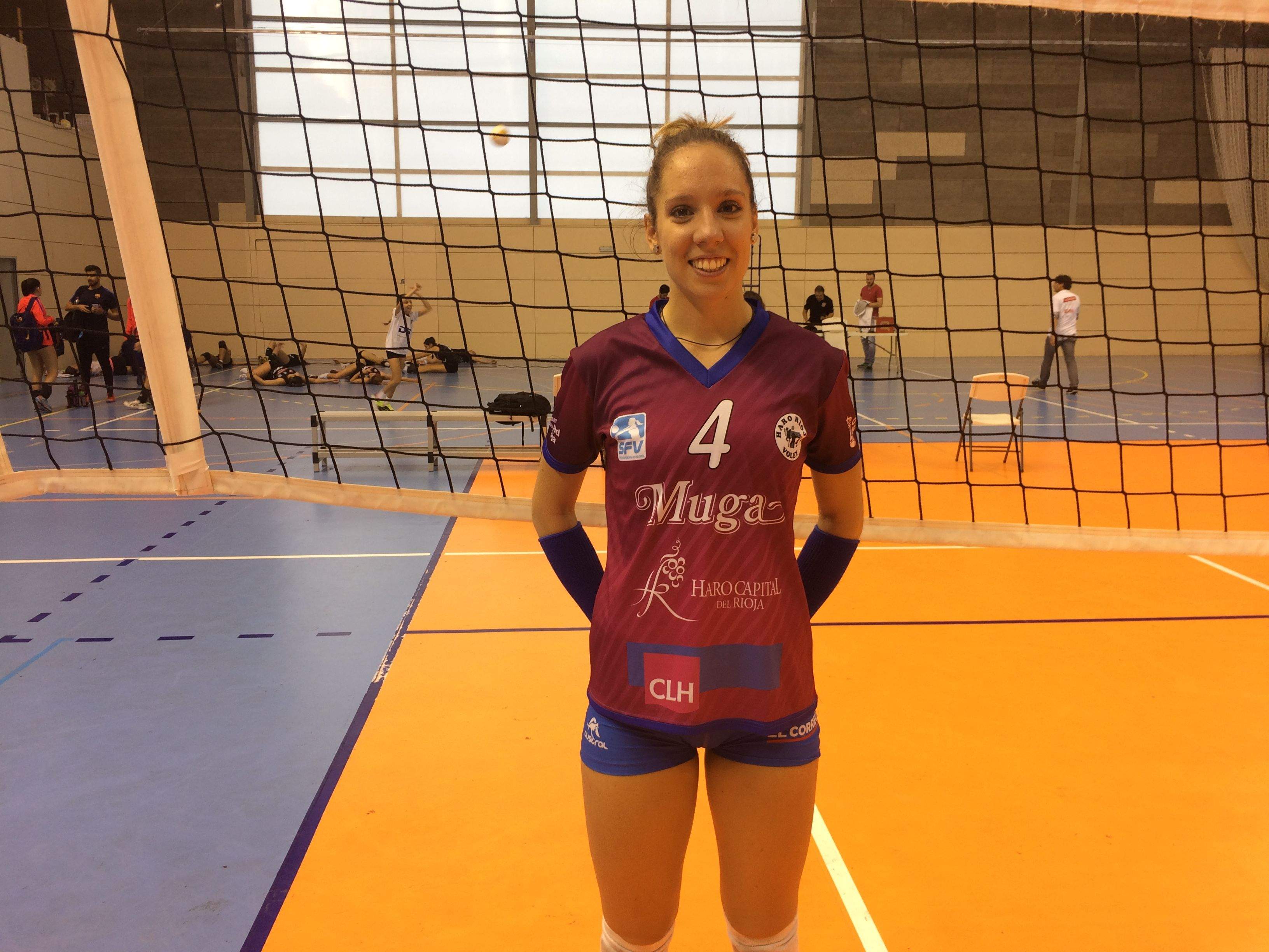 Raquel Brun al pavelló de Valldoreix. FOTO: À.L.P.