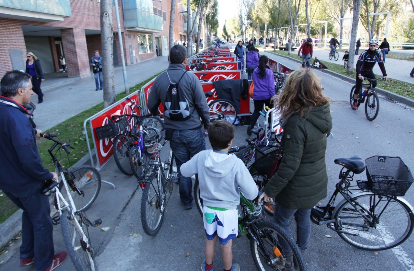 Aparcament de bicicletes. FOTO: Lali Puig