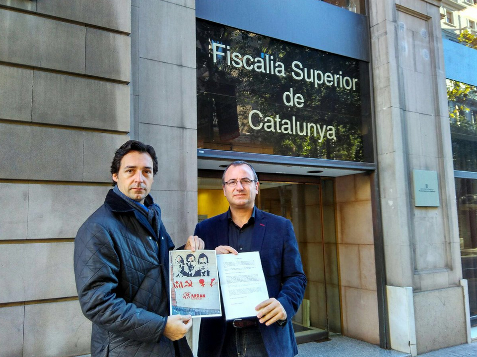 El president del PP de Barcelona Alberto Villagrasa (dreta) i el president del PP de Sant Cugat, Álvaro Benejam (esquerra) FOTO: Cedida