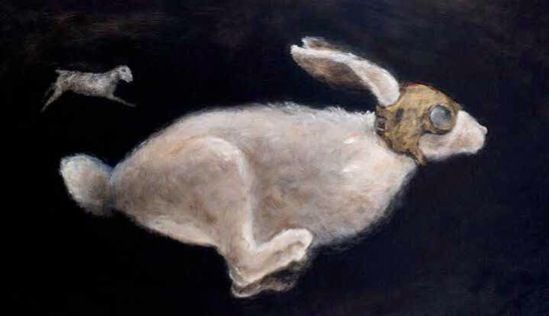 Fragment d'una de les obres de la mostra