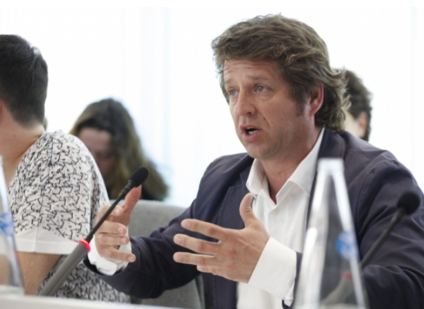  El regidor del PSC Pere Soler durant un ple municipal a Sant Cugat FOTO: Artur Ribera 