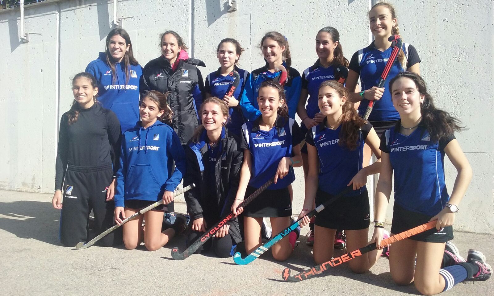 Equip cadet femení del Junior FC. FOTO: Junior FC