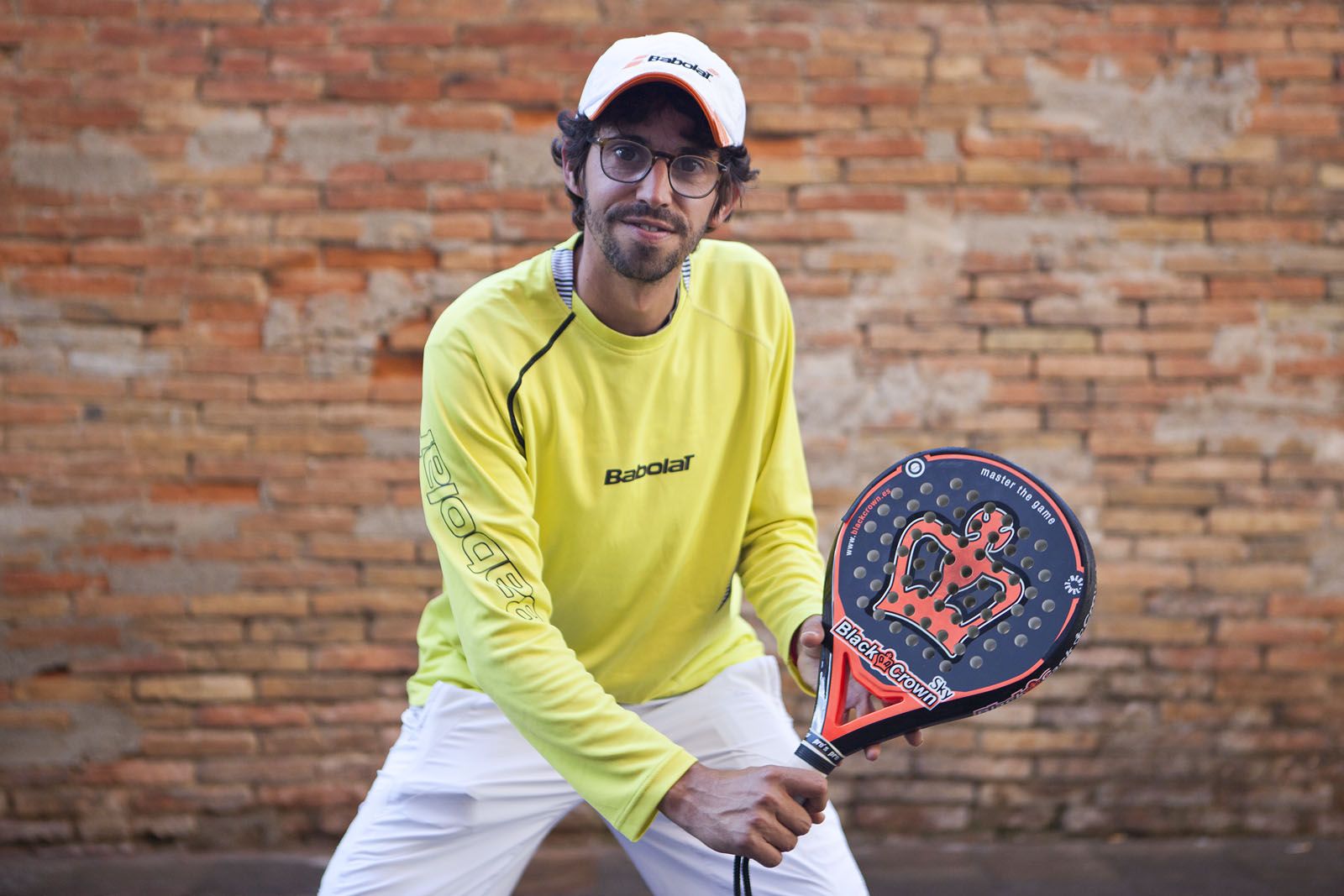 Darek Riba és el director de l'escola de menors de pàdel del Club Esportiu Valldoreix. FOTO: Artur Ribera