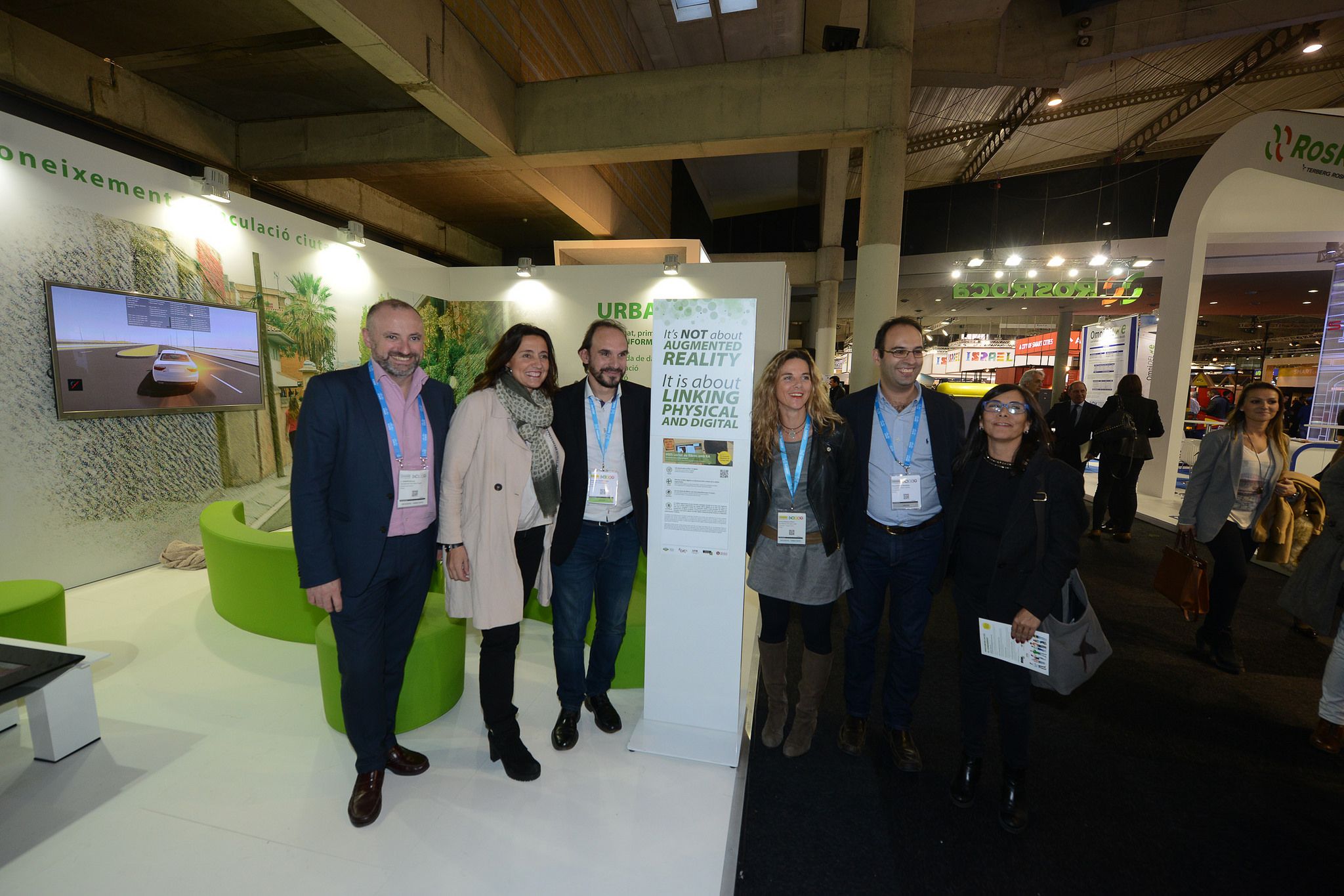 Mercè Conesa, Joana Barbany i Cristina Paraira durant la presentació dels projectes FOTO: Localpres