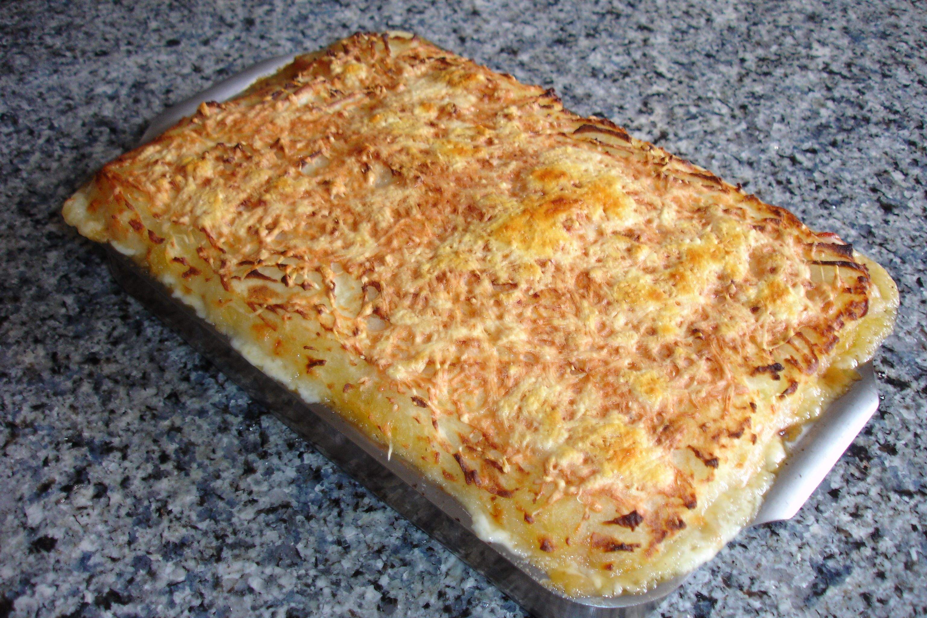 Imatge d'un pastís de patata FOTO: Cedida