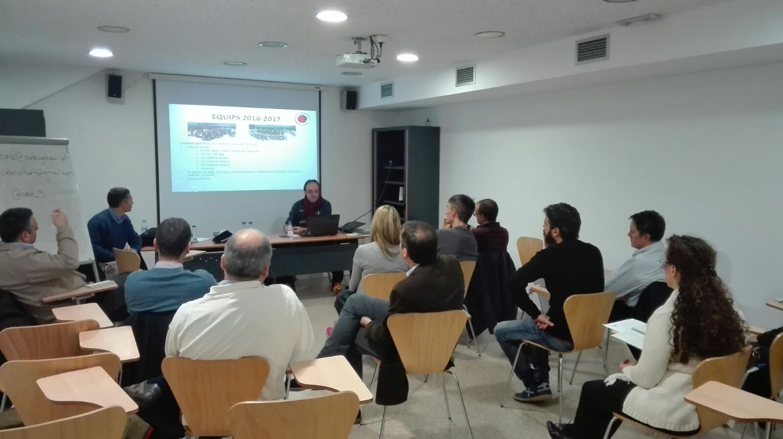 L'assemblea del PHC Sant Cugat s'ha fet al Pavelló 2. FOTO: PHC Sant Cugat