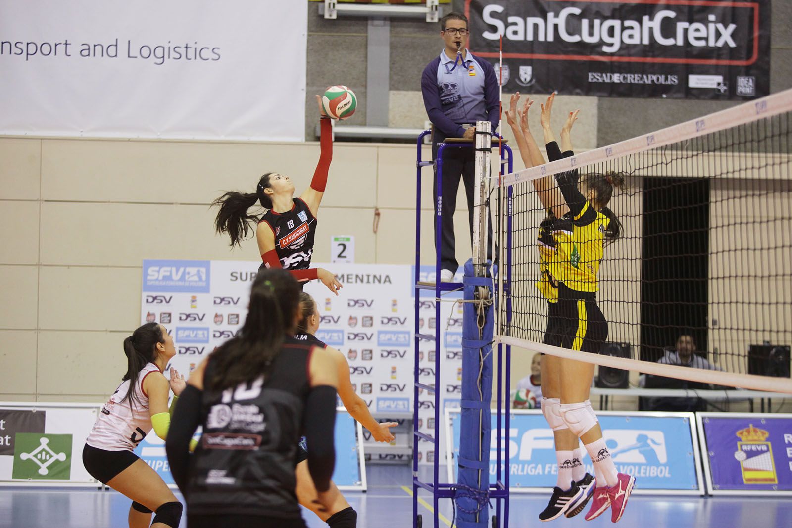 El DSV CV Sant Cugat ha perdut (1-3) amb el CV Aguere Tenerife. FOTO: Lali Puig