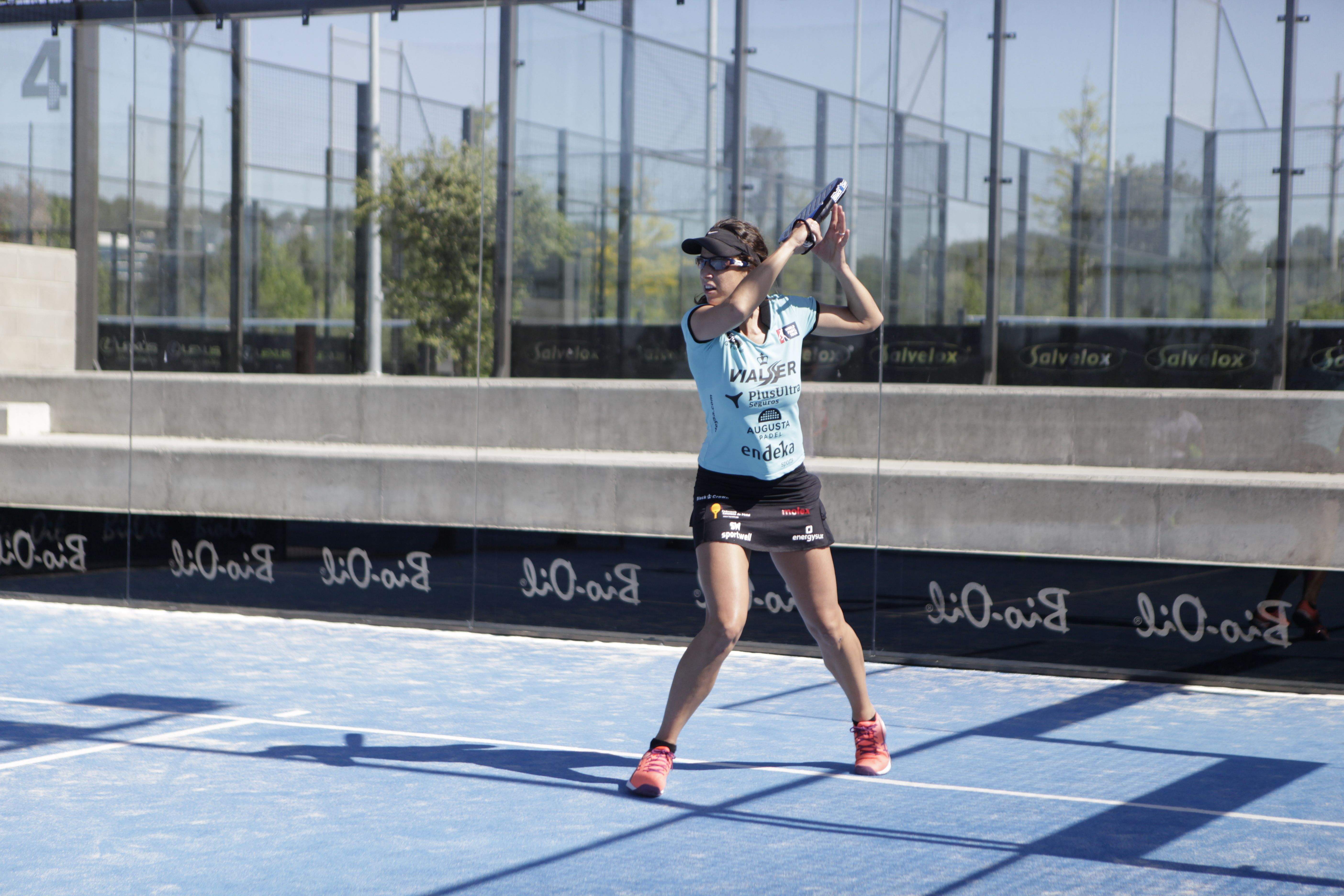 Marta Marrero, a l'Augusta Padel, on és directora tècnica esportiva. FOTO: Artur Ribera