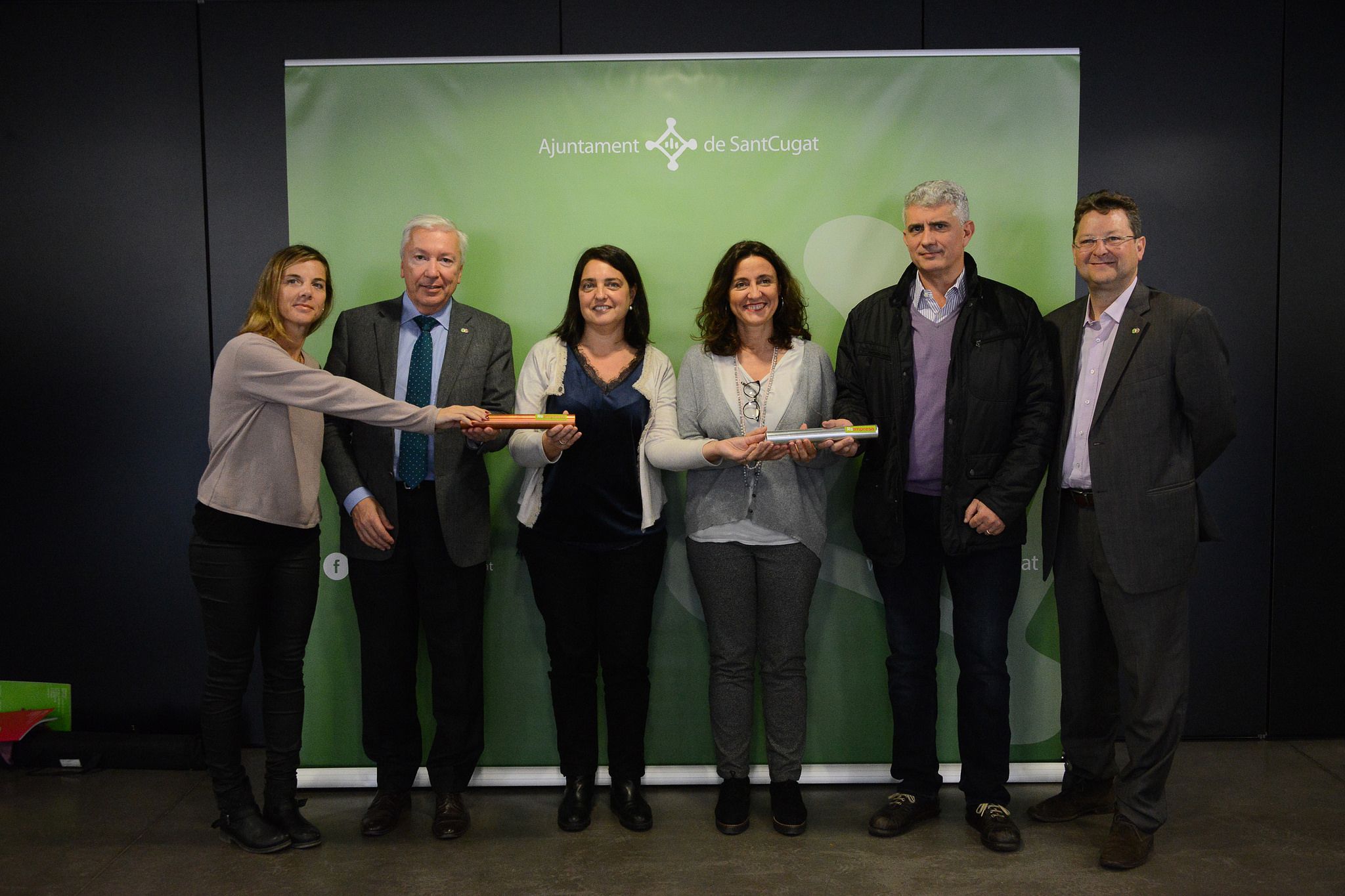 L'Ajuntament de Sant Cugat ha refermat el compromís amb Reempresa FOTO: Localpres