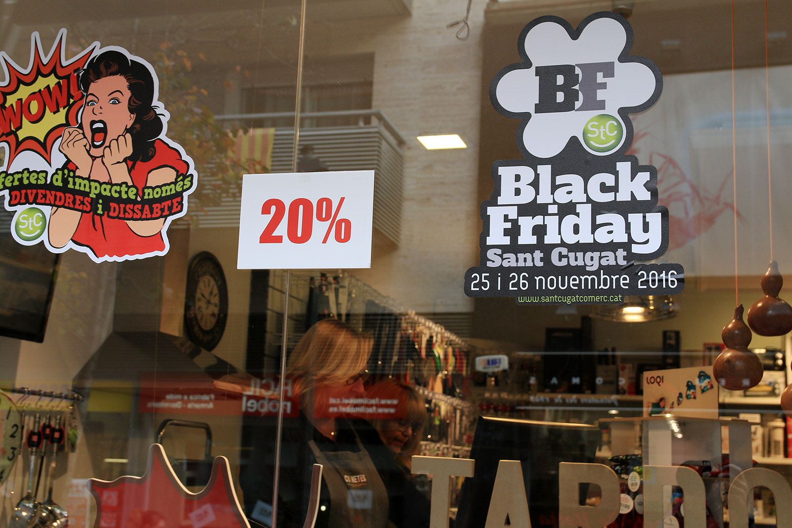 El Black Friday es consolida a Sant Cugat FOTO: Lali Álvarez