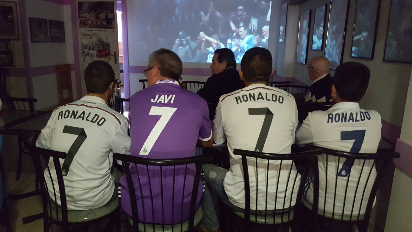 La Penya Madridista de Sant Cugat veurà el partit a la seva seu. FOTO: Penya Madridista de Sant Cugat