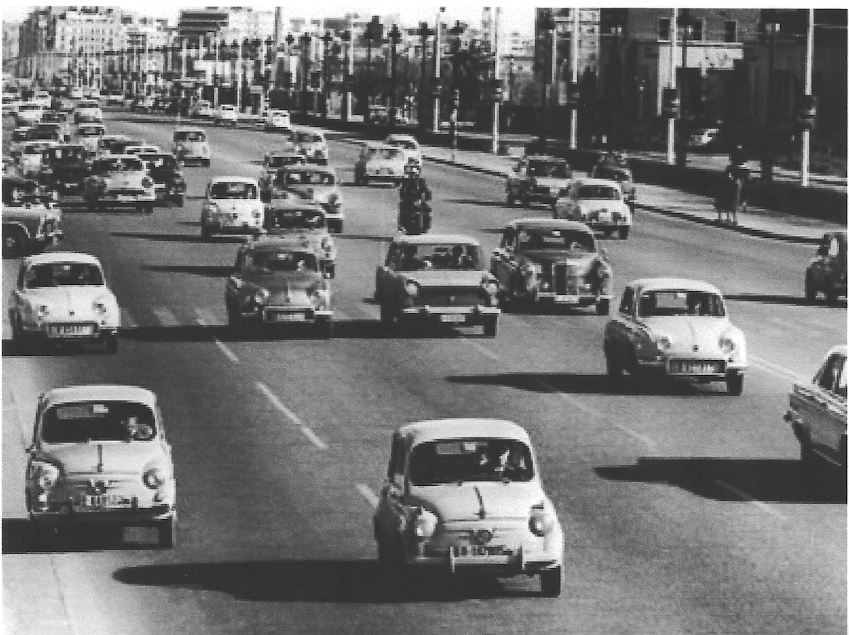 Imatge d’arxiu dels anys 60 per la Diagonal   Autor desconegut