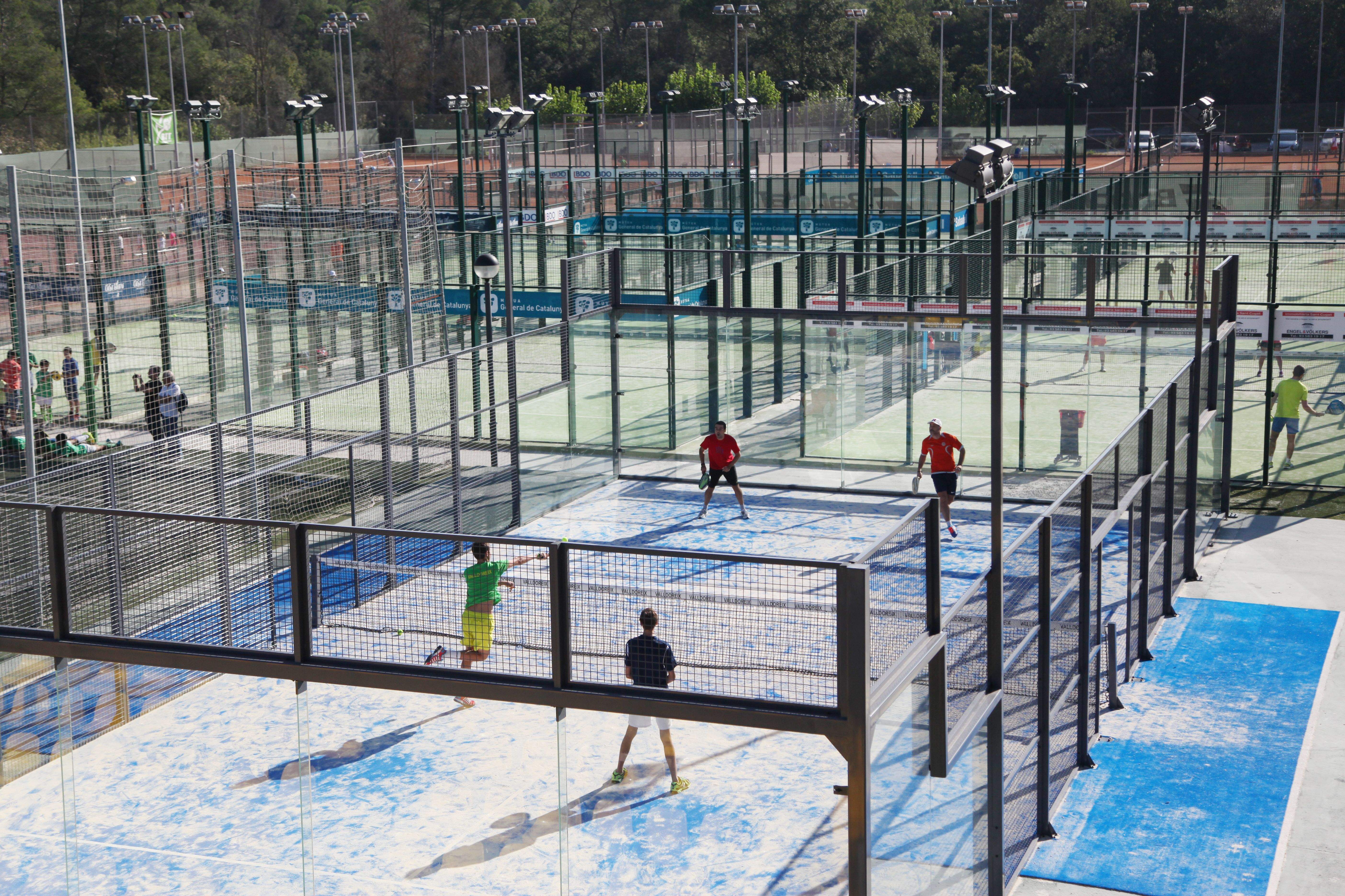 El Club Esportiu Valldoreix té 12 pistes de pàdel. FOTO: Lali Puig