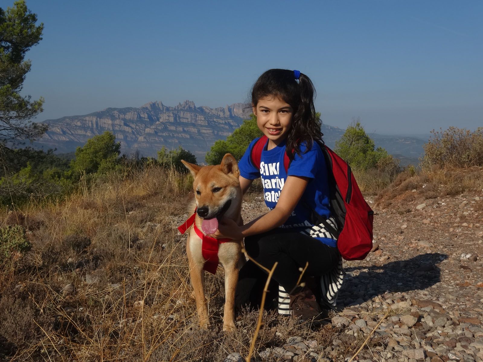 Sílvia Baba i Brugués. D´excursió amb el ' Momo'!