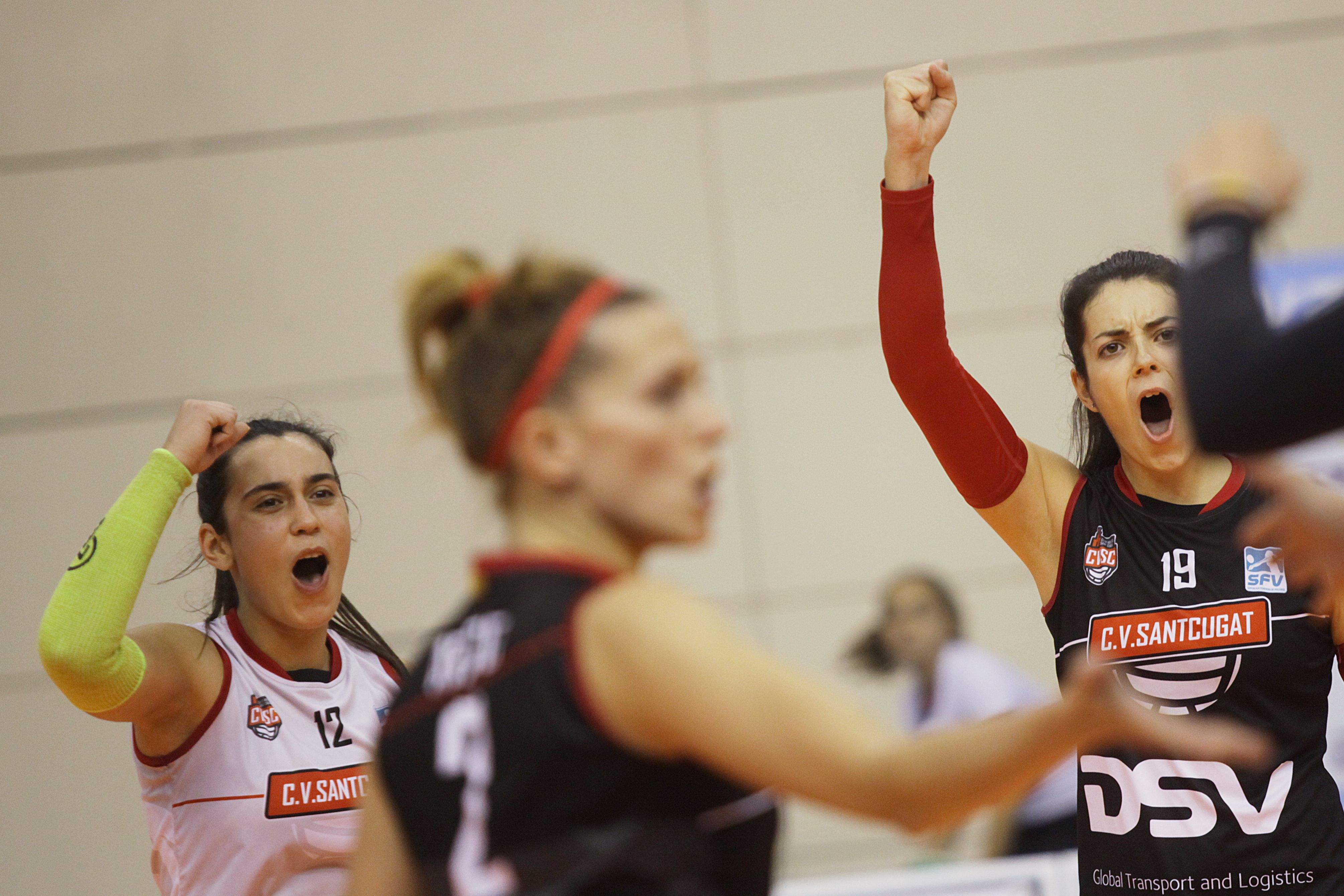 El DSV CV Sant Cugat ja sap què és guanyar a la lliga. FOTO: Lali Puig