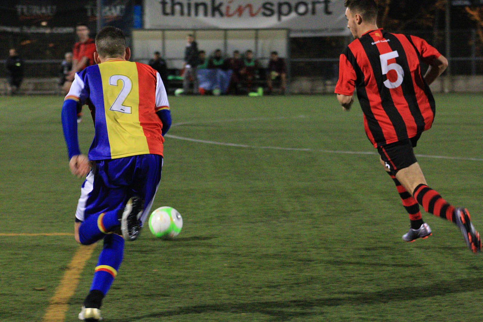 El Sant Cugat Esport FC ha perdut (0-3) amb l'Andorra FC. FOTO: Lali Puig