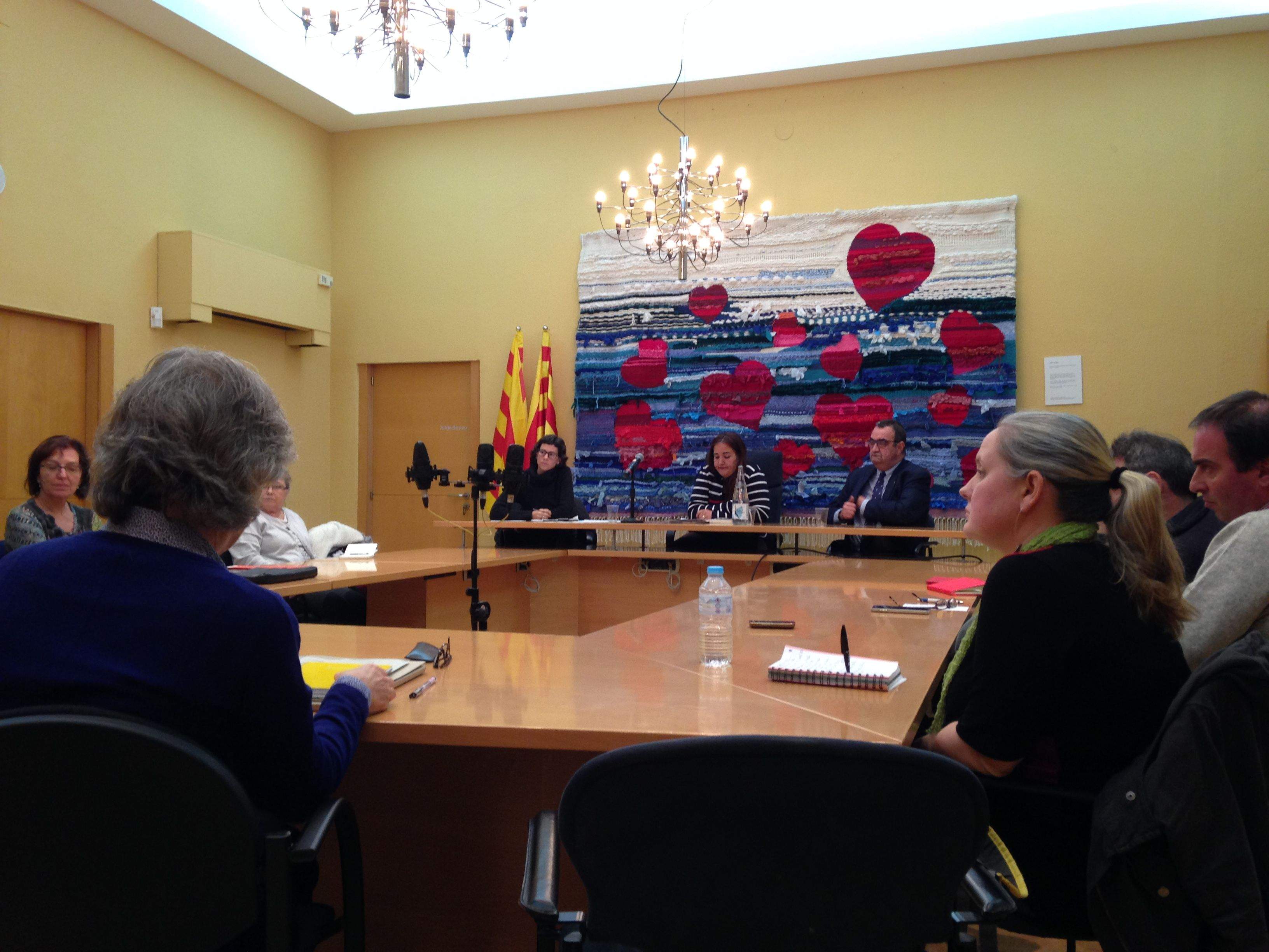 El Consell de Barri s'ha reunit aquest 12 de desembre  FOTO: C. Caballé