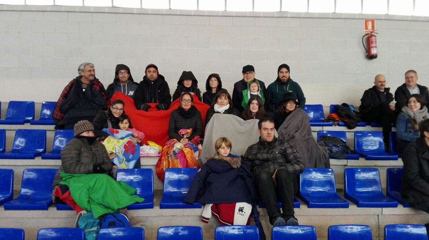 Imatge del 26 de novembre durant un partit FOTO: Facebook Escalfem Can Llobet