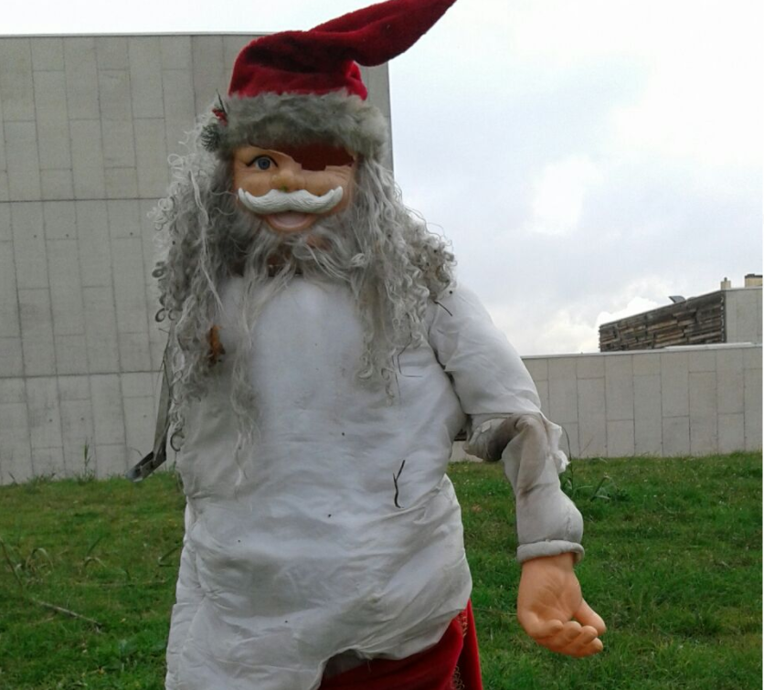 Així ha quedat el Pare Noel FOTO: Cedida