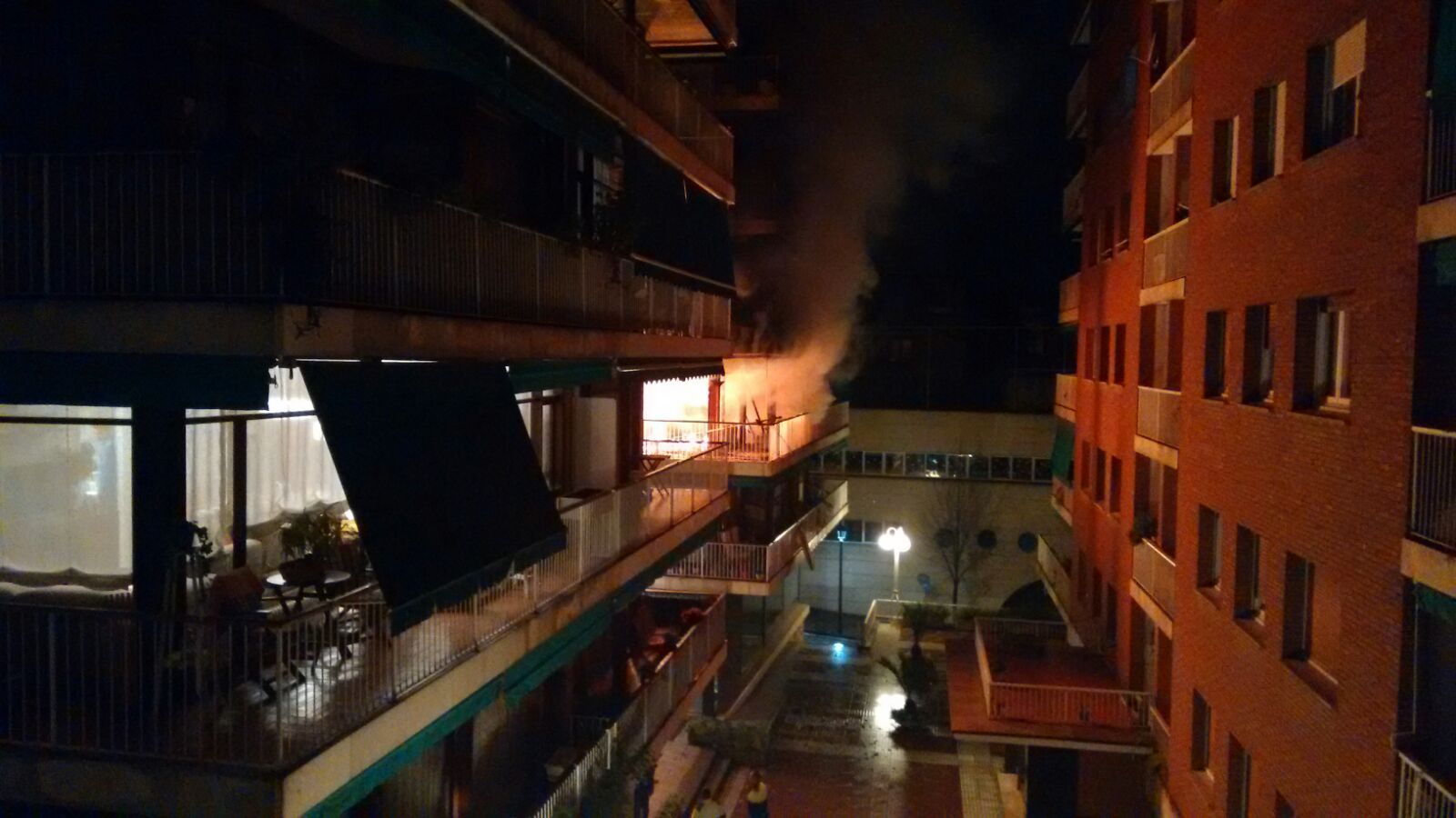 Imatge de l'incendi FOTO: Cedida 