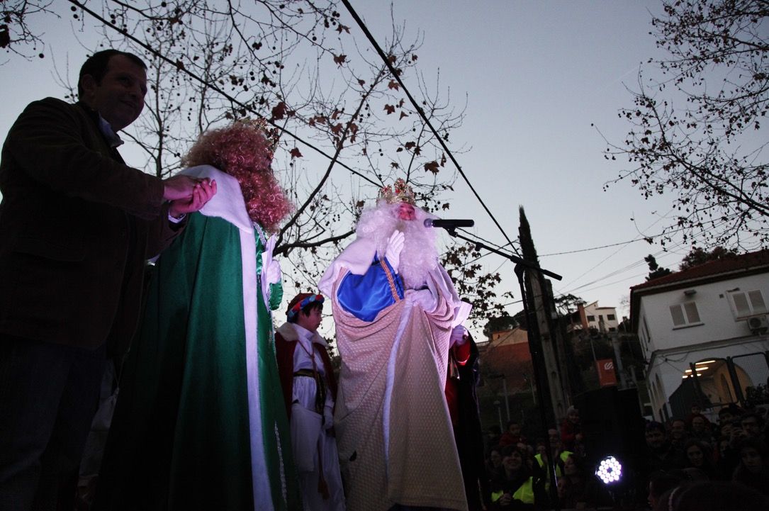 Una cavalcada de Reis de La Floresta FOTO: Lali Puig