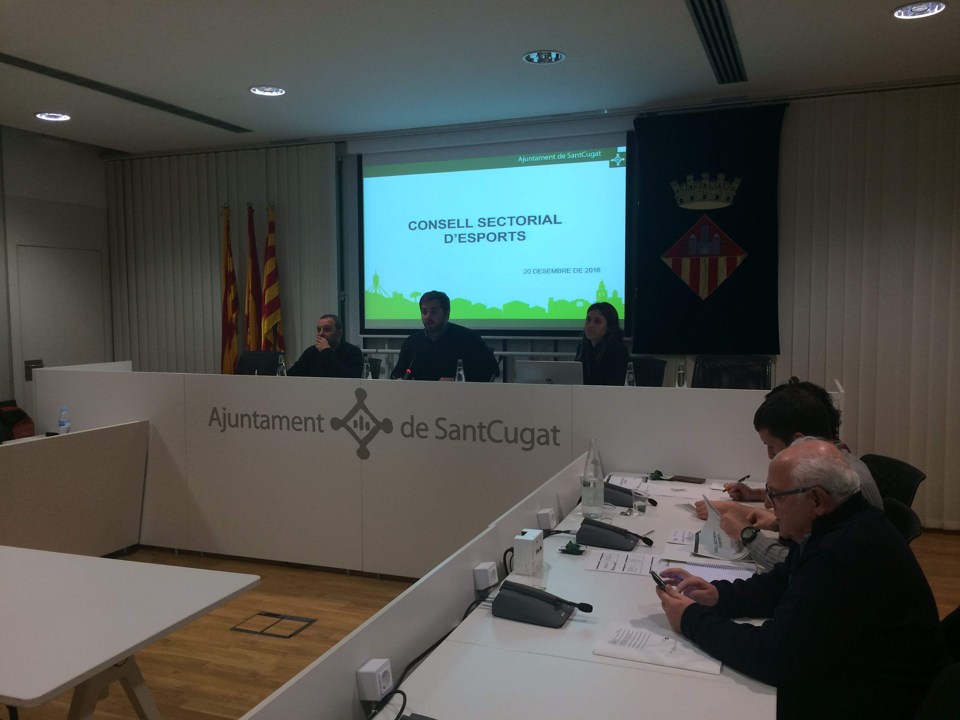 El Consell Sectorial d'Esports ha estat presidit per Eloi Rovira, regidor d'Esports. FOTO: Cedida