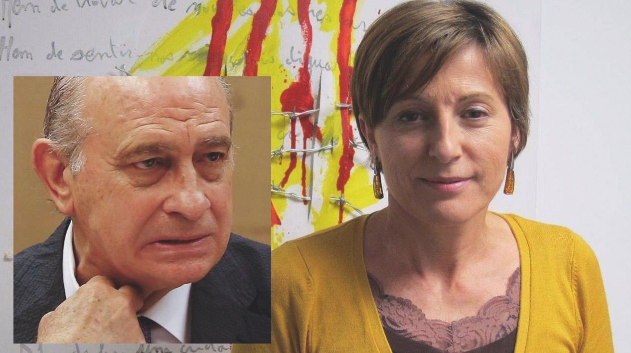 Jorge Fernández Díaz i Carme Forcadell FOTO: Cedida