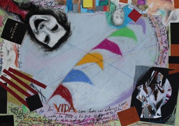 Una de les obres de Laporta a la mostra