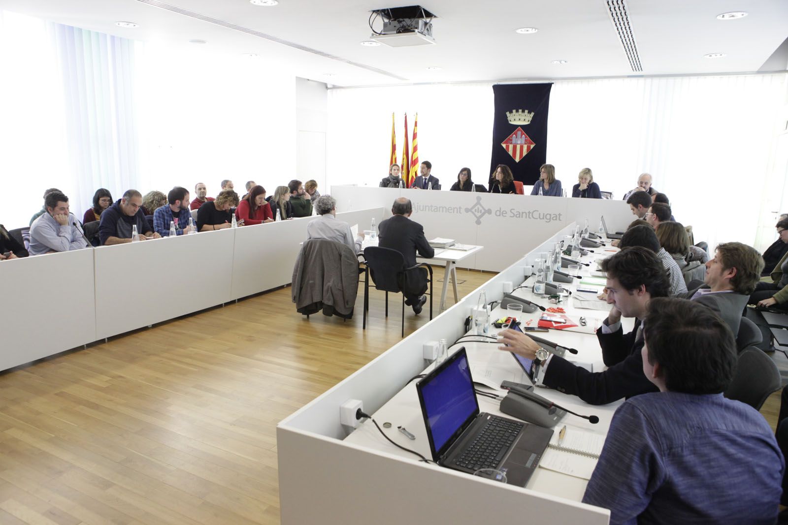 El ple extraordinari s'ha celebrat aquest dijous 22 de desembre FOTO: Artur Ribera 