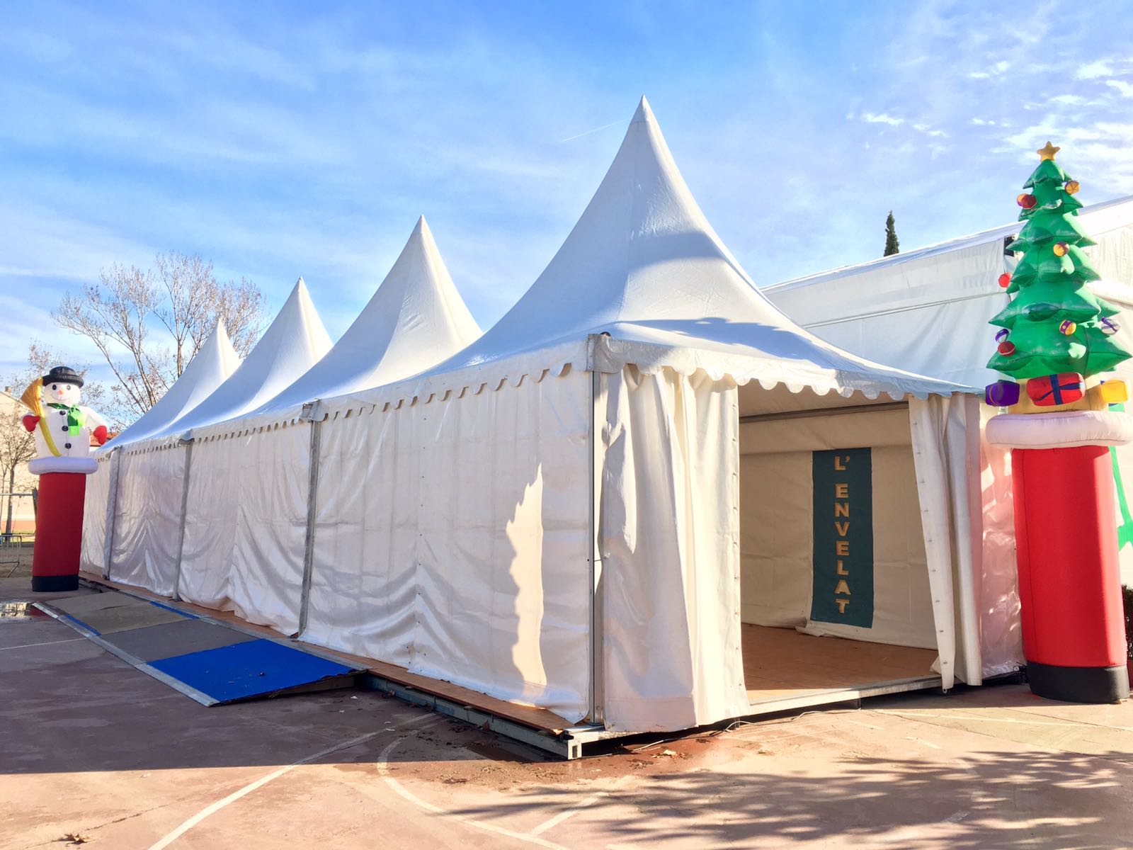  L'Envelat de Nadal ja està instal·lat FOTO: Lala Aguilera