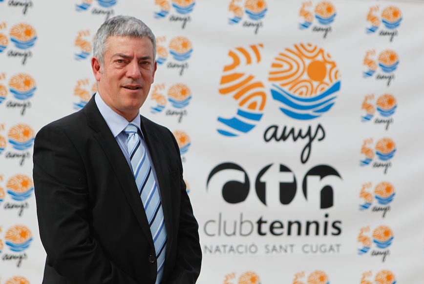 Antoni Lloret, president des de l’abril del 2014, ha presidit el cinquantenari. FOTO: Artur Ribera