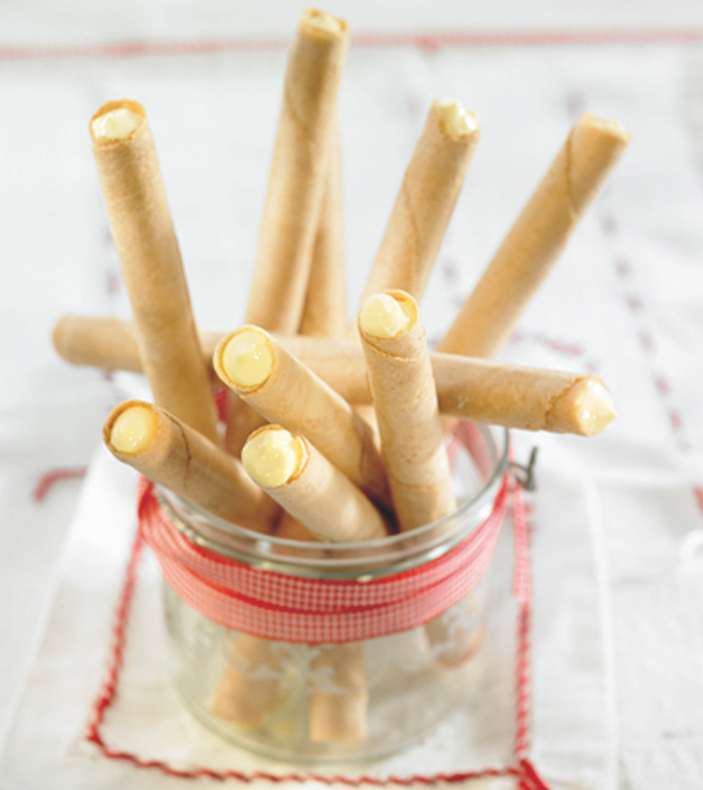 Unes neules de Nadal farcides de crema FOTO: Cedida