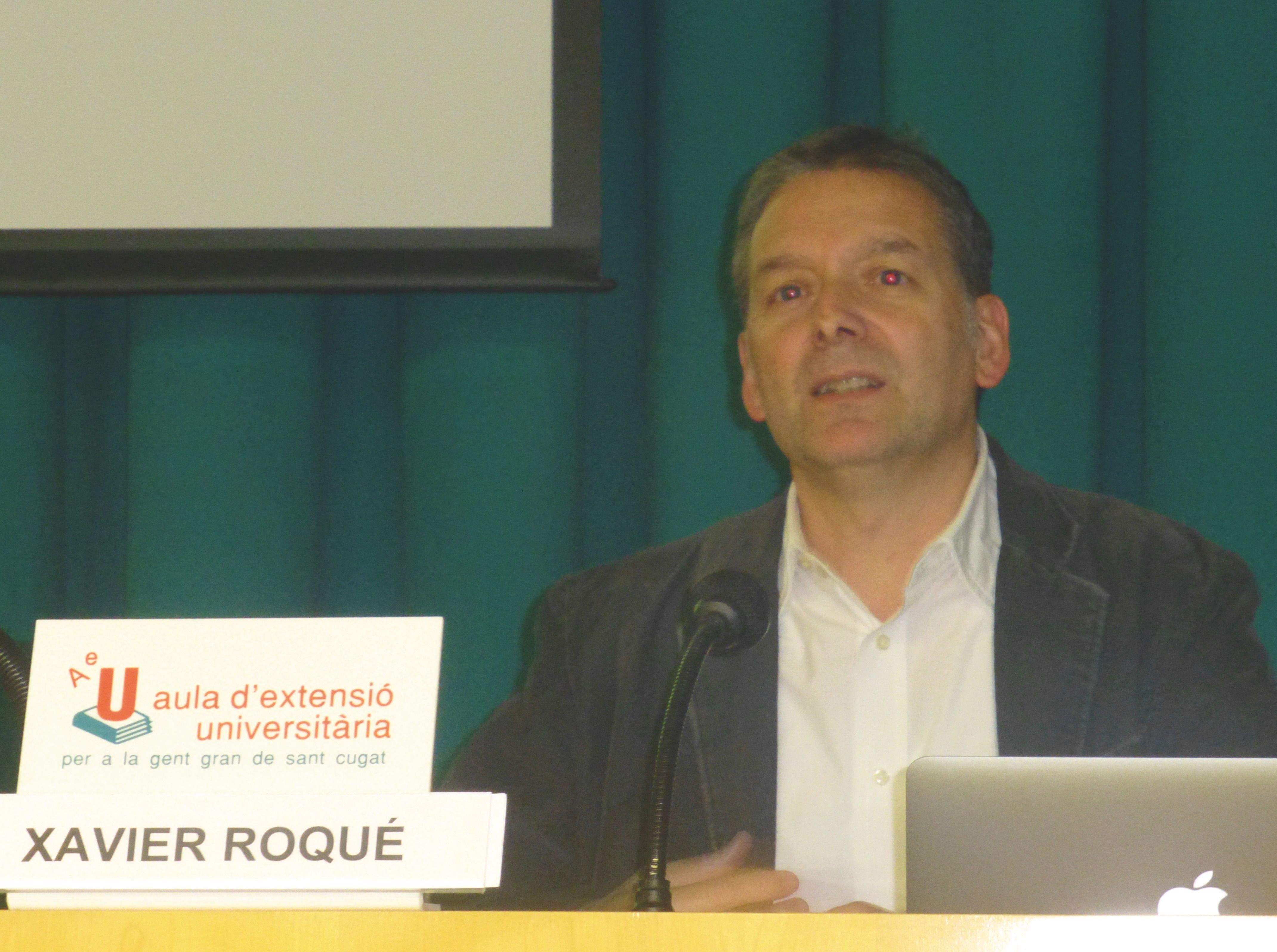 Conferència a càrrec de Xavier Roqué FOTO: Cedida