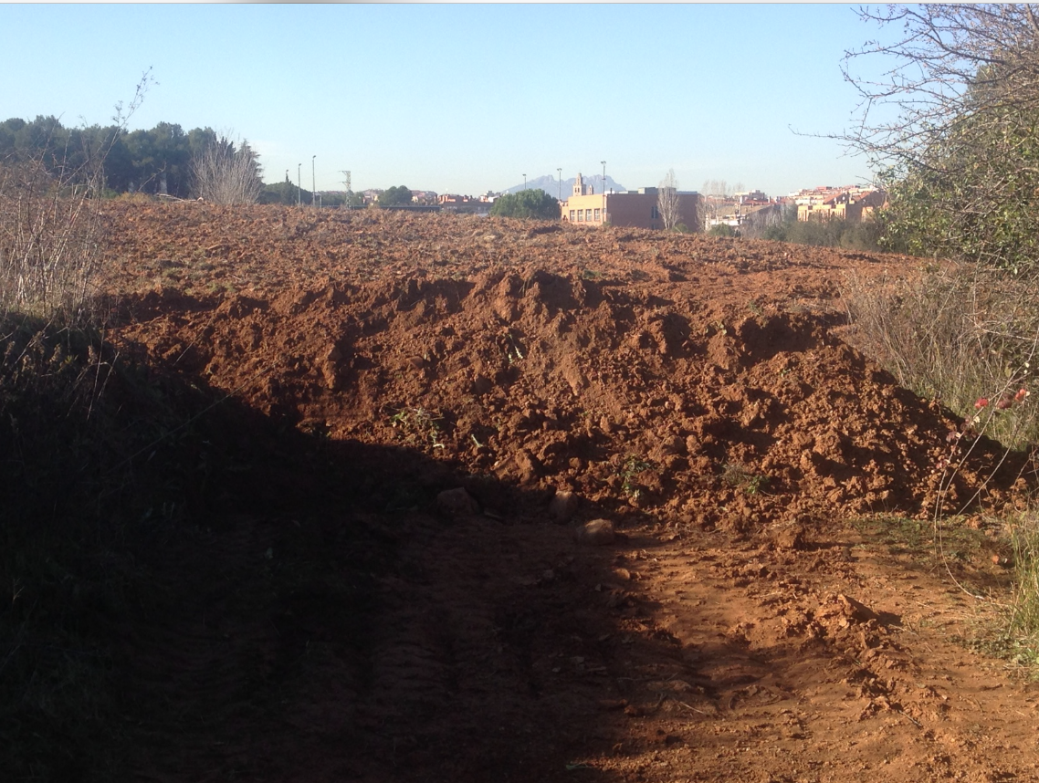 Un dels camins barrats FOTO: Artur Ribera