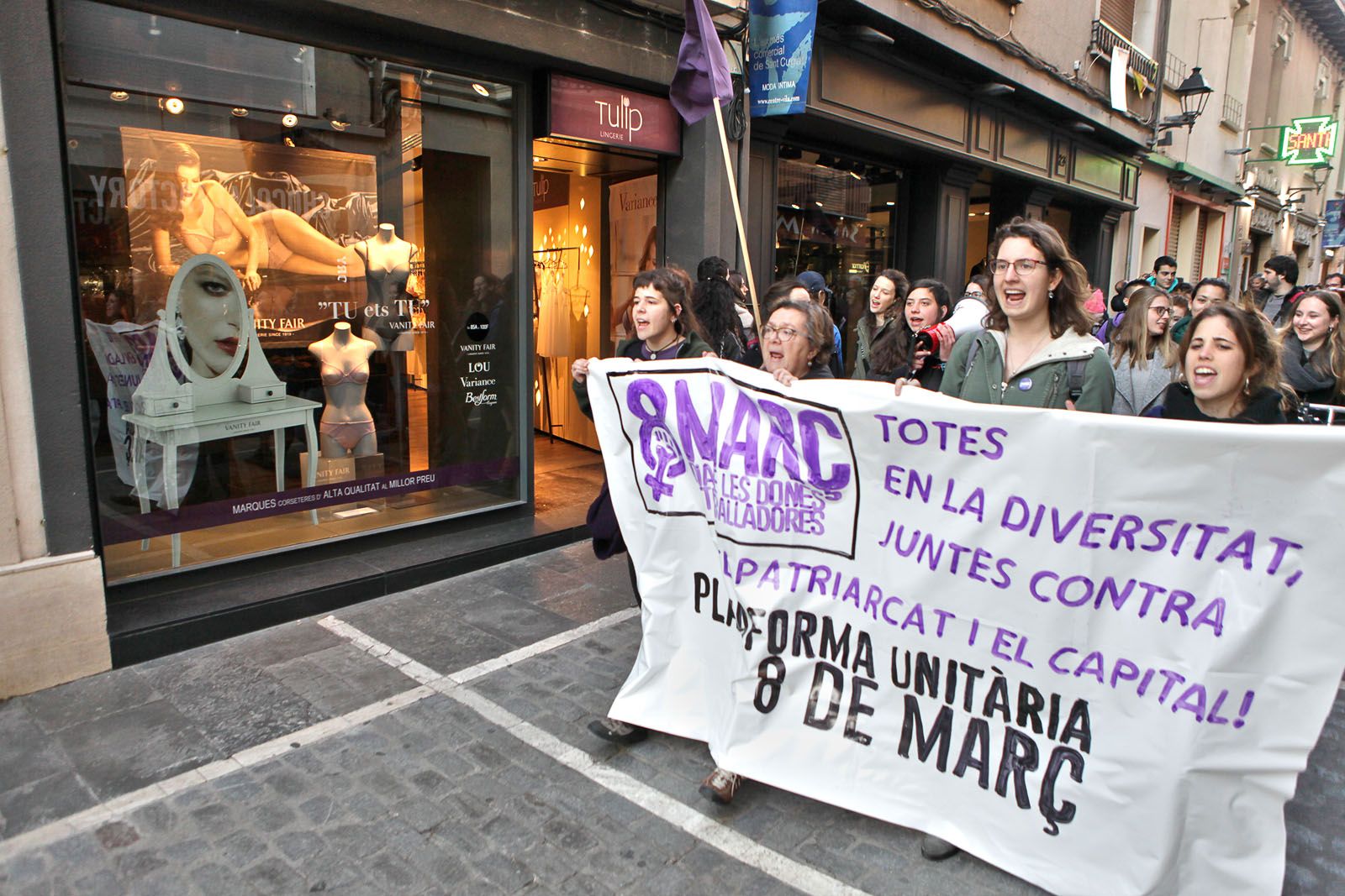 Reivindicacions contra la violència masclista FOTO: Artur Ribera