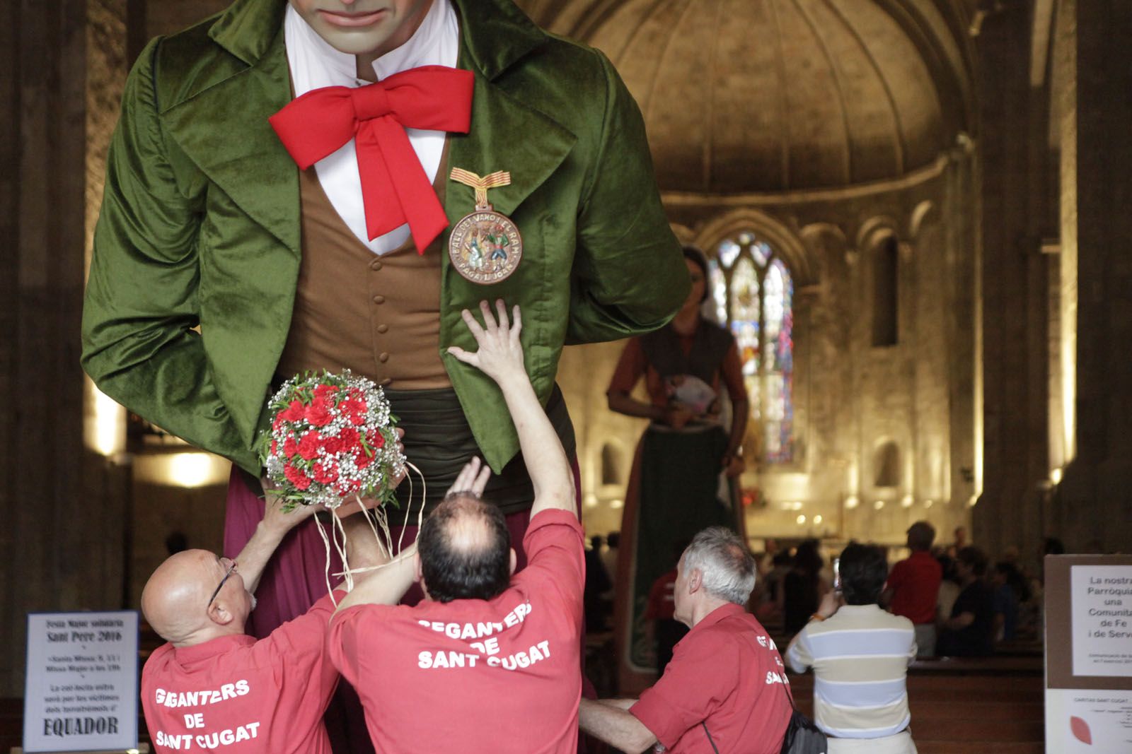 En Joan entra al Monestir per Festa Major FOTO: Artur Ribera